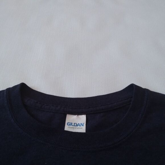 Gildan Purple Blue Unisex Crew Neck Space Alien Graphic Print T-Shirt Adult XL - Picture 3 of 8